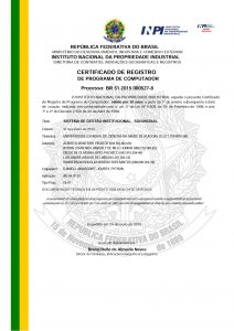 Certificado de Registro de Programa de Computador